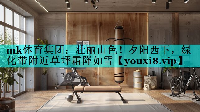 mk体育集团：壮丽山色！夕阳西下，绿化带附近草坪霜降如雪